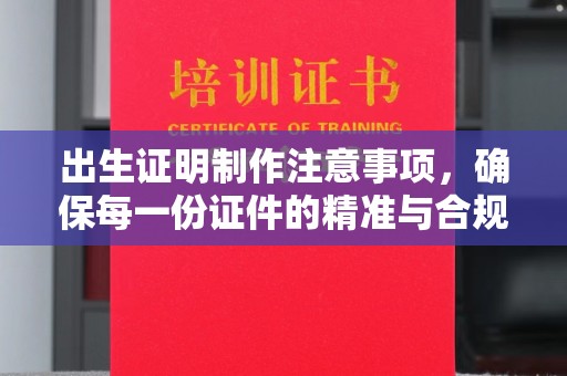原阳出生证明制作注意事项，确保每一份证件的精准与合规