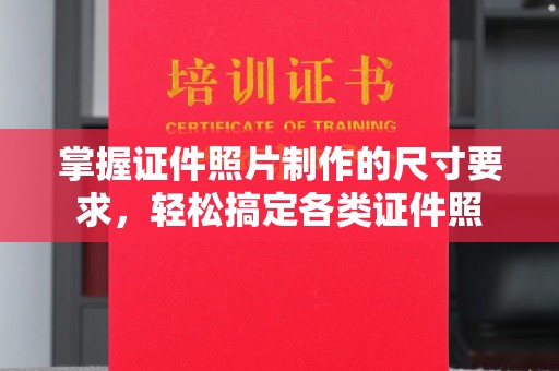 原阳掌握证件照片制作的尺寸要求，轻松搞定各类证件照