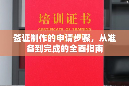 原阳签证制作的申请步骤，从准备到完成的全面指南