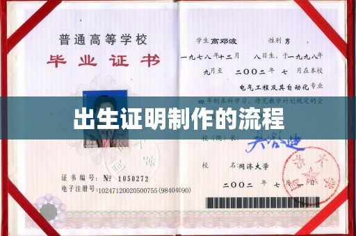 原阳出生证明制作的流程