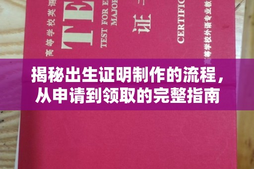 原阳揭秘出生证明制作的流程，从申请到领取的完整指南