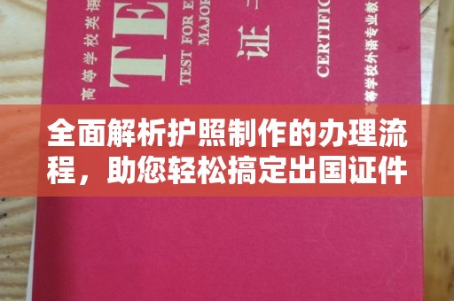 原阳全面解析护照制作的办理流程，助您轻松搞定出国证件