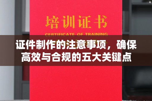 原阳证件制作的注意事项，确保高效与合规的五大关键点