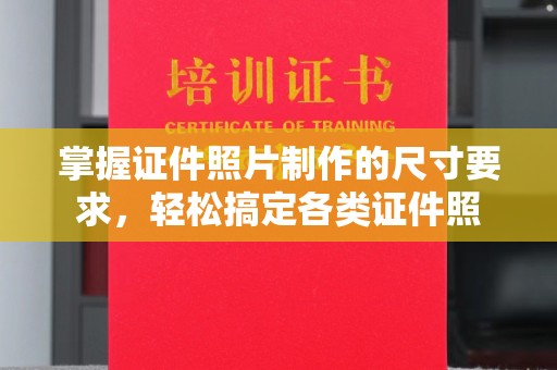 原阳掌握证件照片制作的尺寸要求，轻松搞定各类证件照