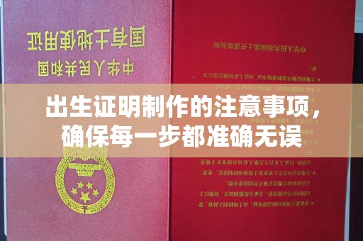 原阳出生证明制作的注意事项，确保每一步都准确无误