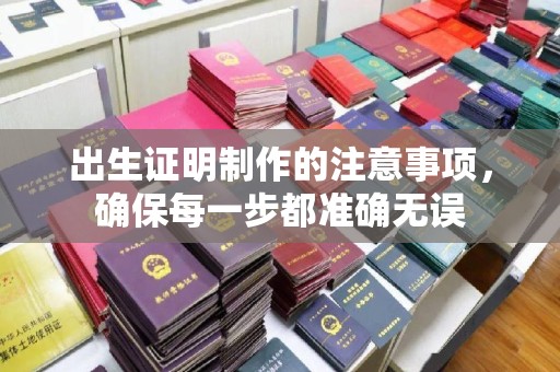 原阳出生证明制作的注意事项，确保每一步都准确无误