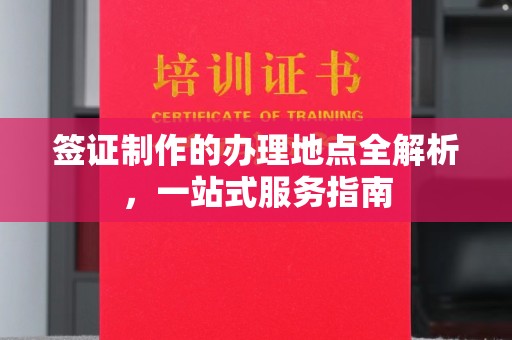原阳签证制作的办理地点全解析，一站式服务指南