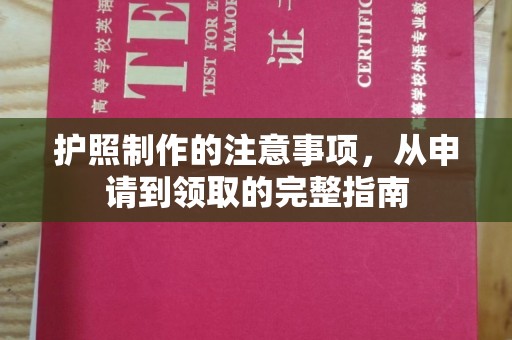 原阳护照制作的注意事项，从申请到领取的完整指南