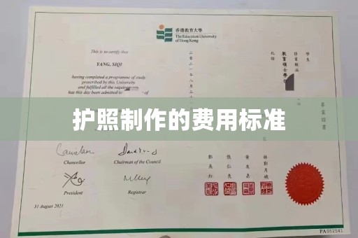 原阳护照制作的费用标准