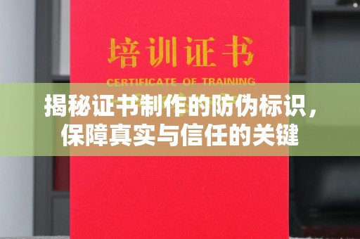 原阳揭秘证书制作的防伪标识，保障真实与信任的关键